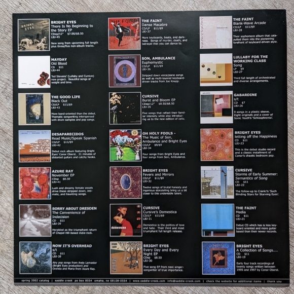 The Faint Danse Macabre promotional poster 2001 - Picture 2 of 2